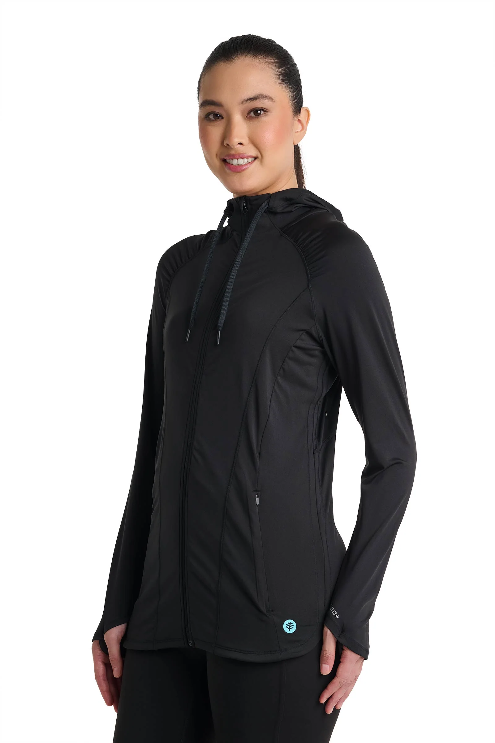 Women's Astir Full-Zip Jacket | Black - Image 7