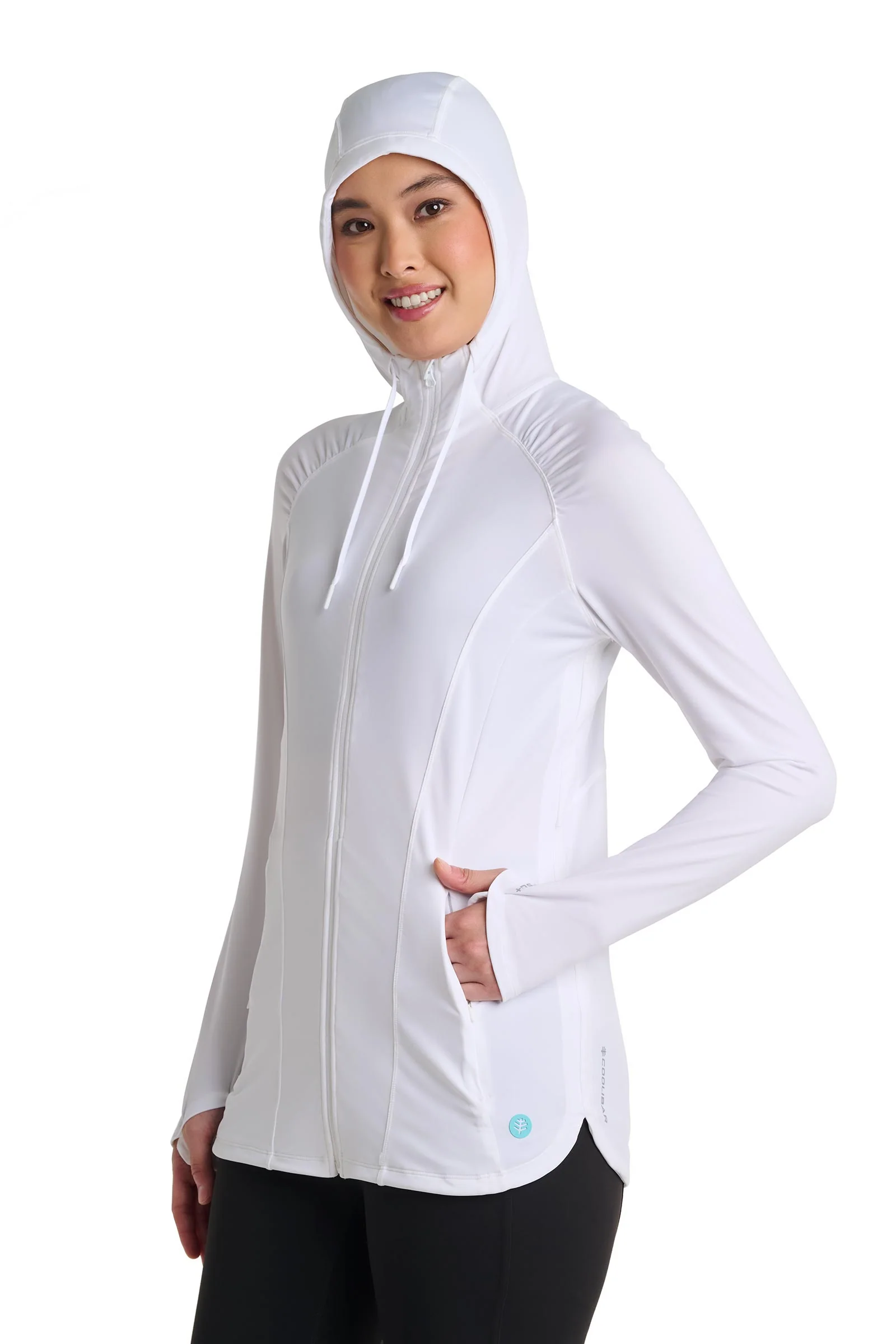Women's Astir Full-Zip Jacket | White - Image 3