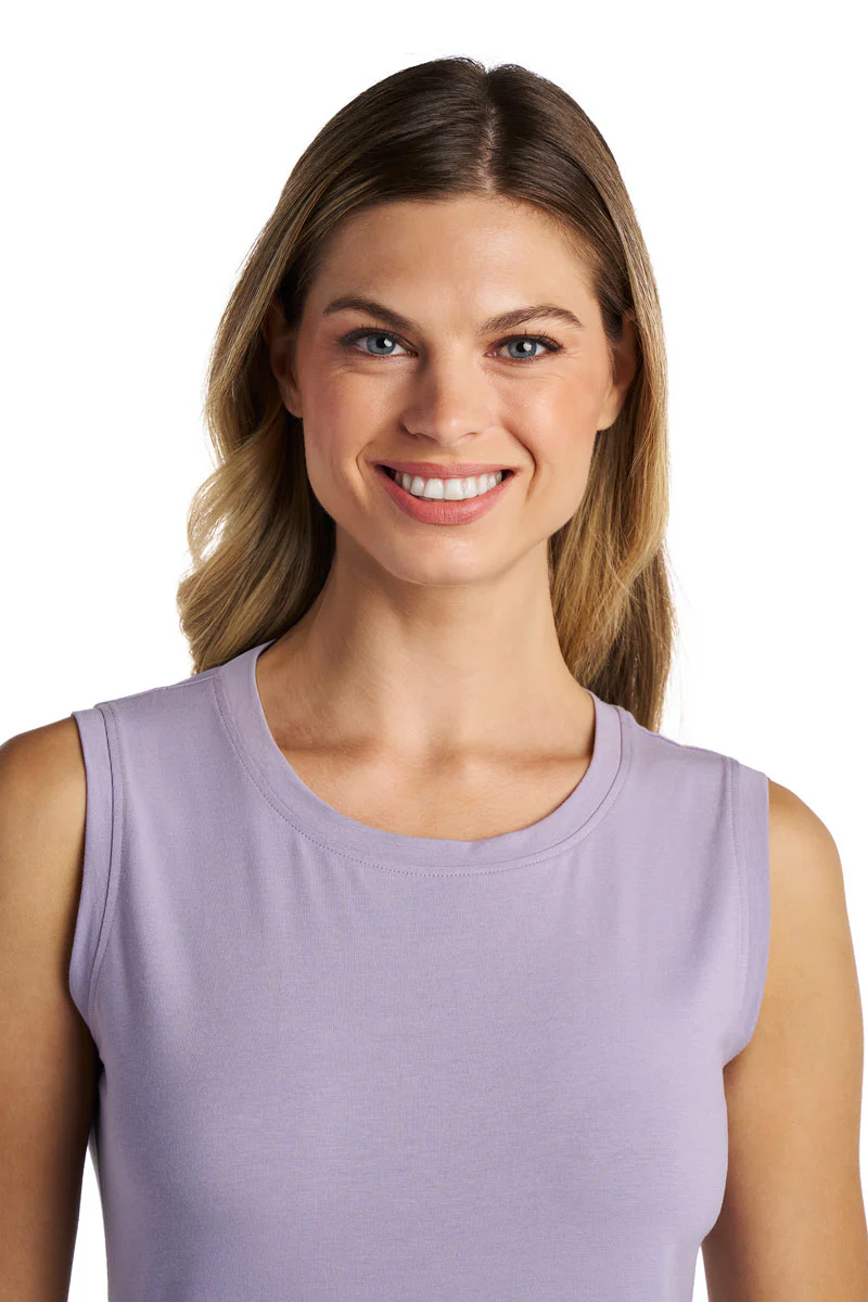 Women's Morada Everyday Basic Tank | Lavender Gray - Image 5
