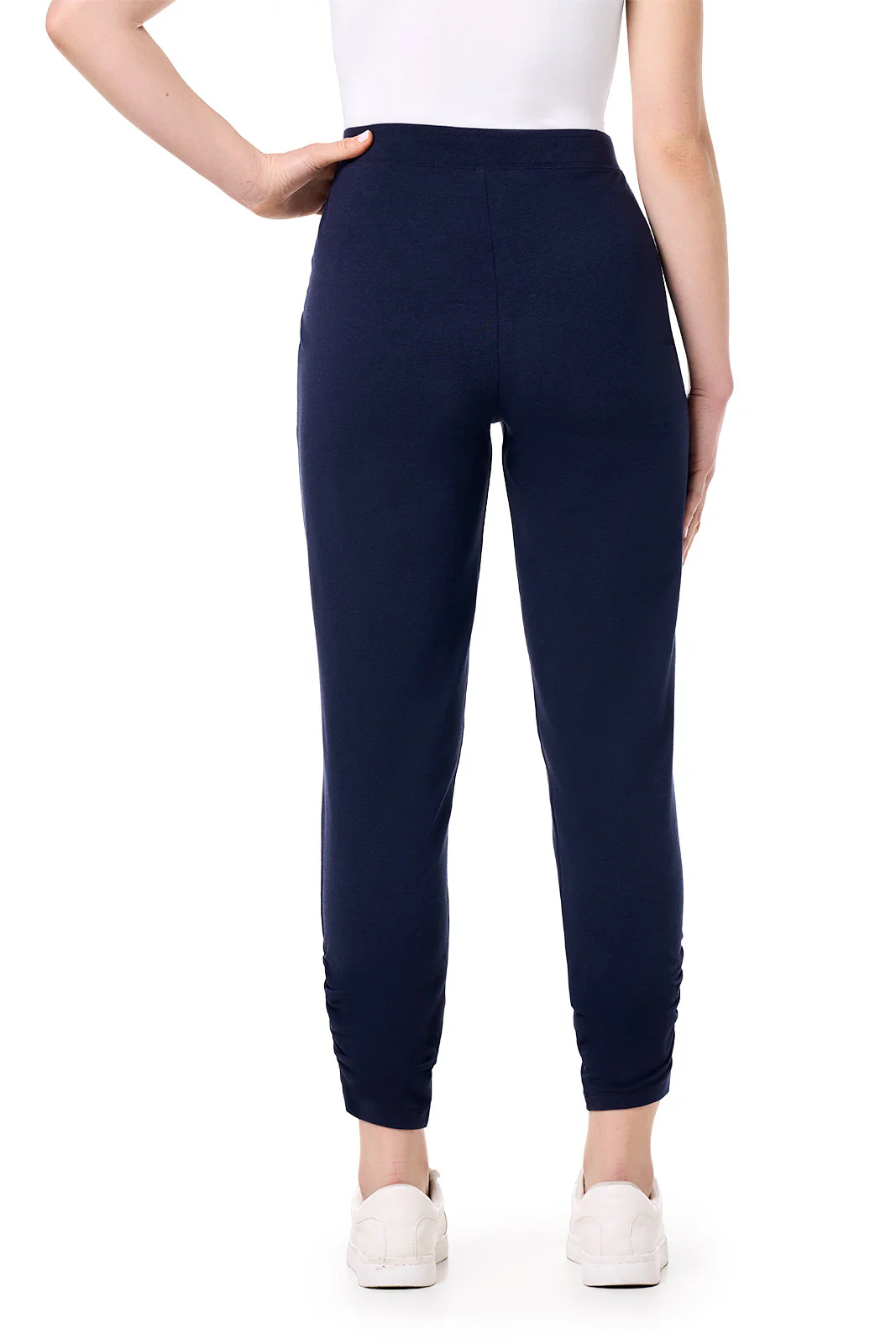 Women's Cafe Ruche Pants | Navy - Image 4
