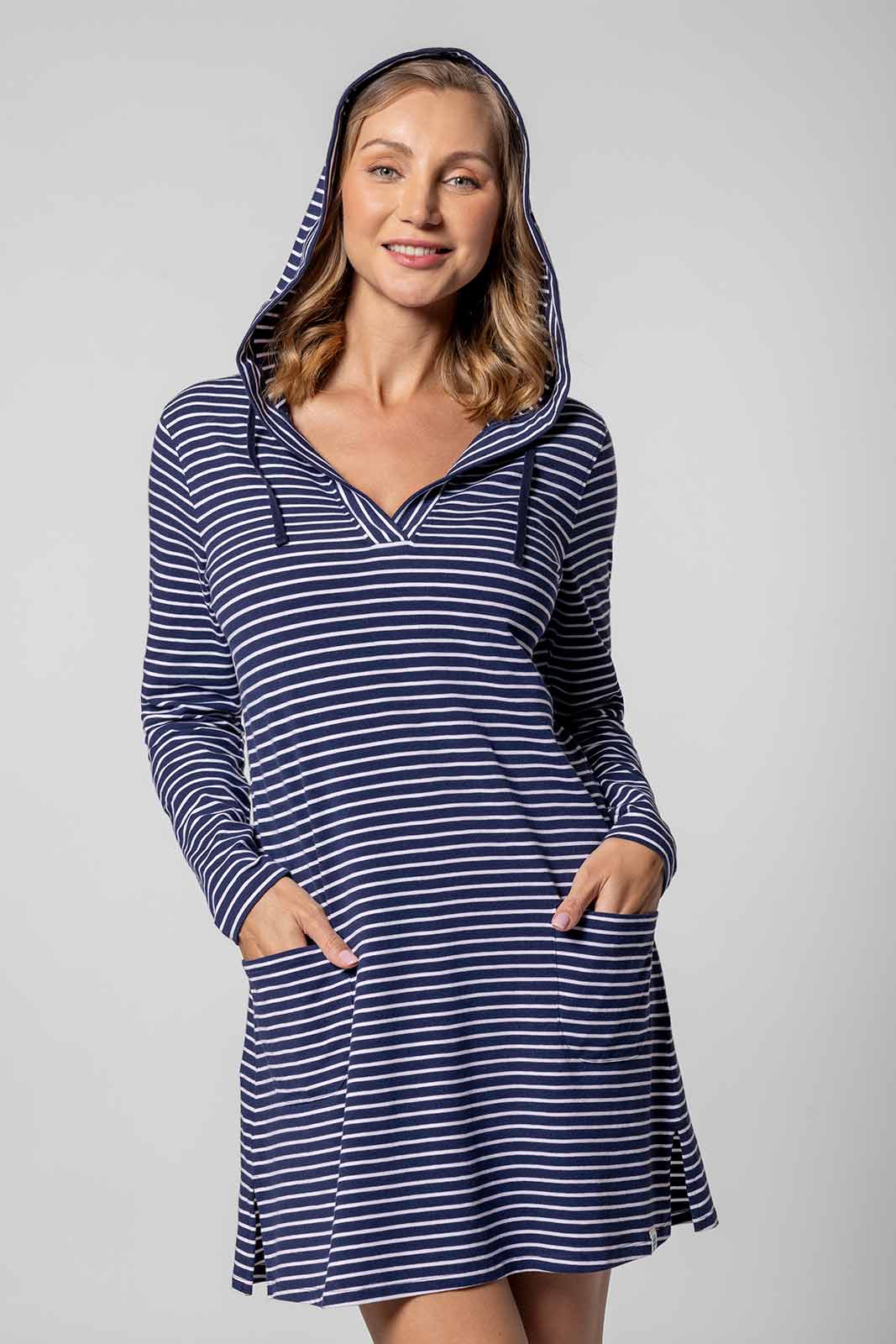 Hoodie Cover-Up Dress with Pockets | Regular Parent - Image 24