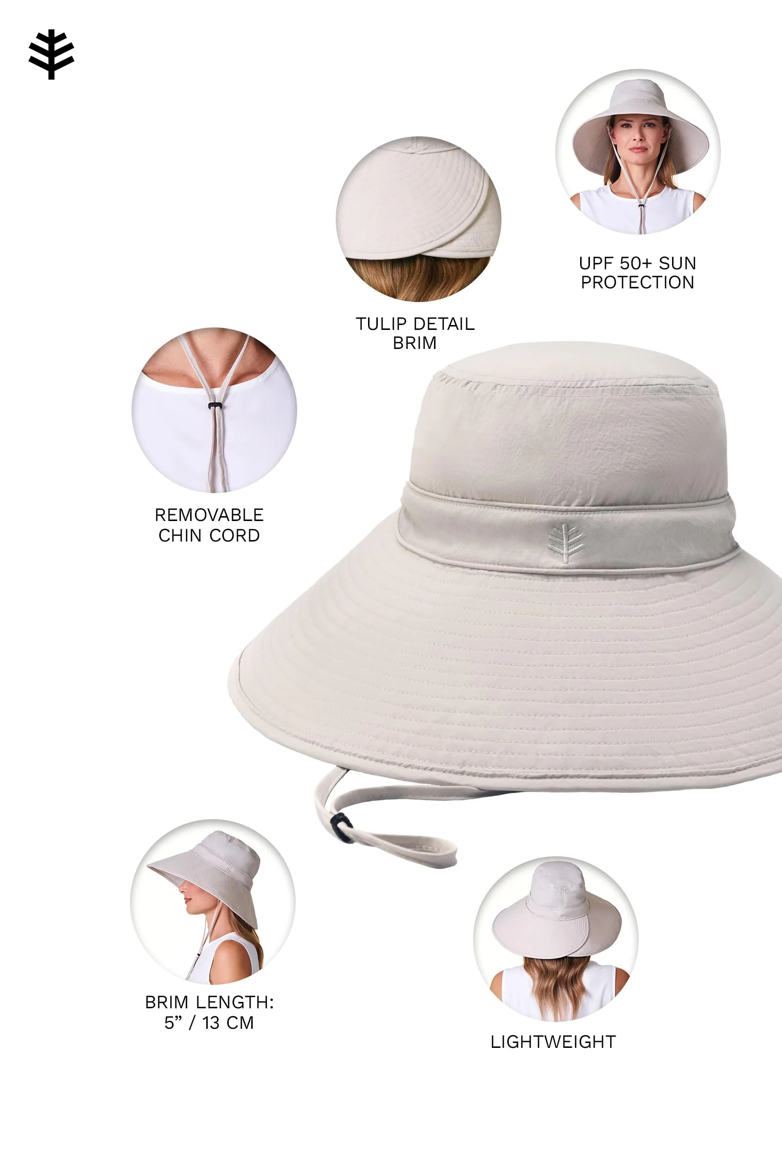 Cyd Travel Beach Hat | Sand - Image 3