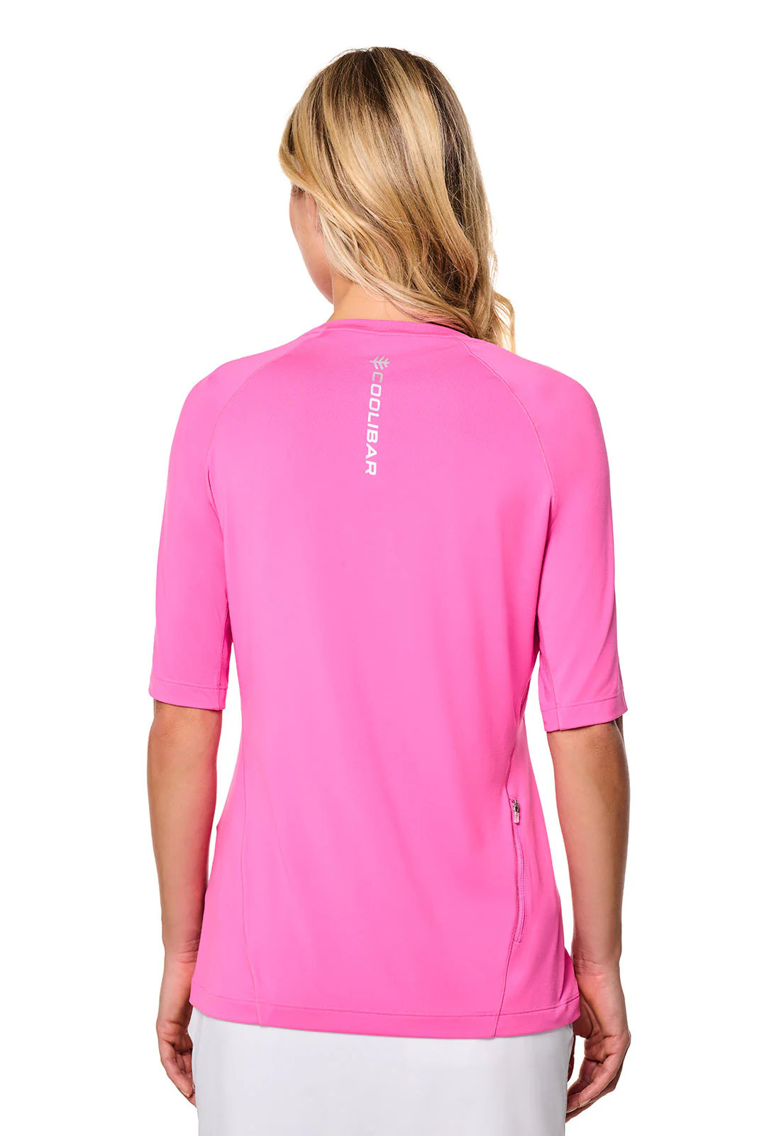 Women's Devi Short Sleeve Fitness Shirt | Tulip Pink - Image 4