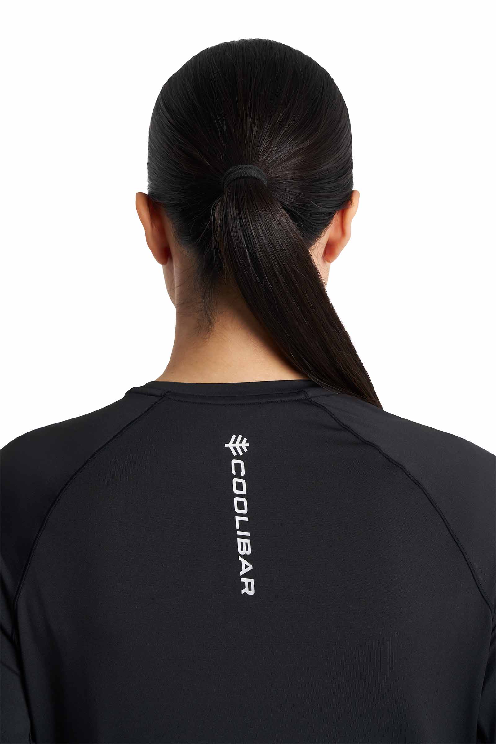 Women's Devi Short Sleeve Fitness Shirt | Black - Image 7