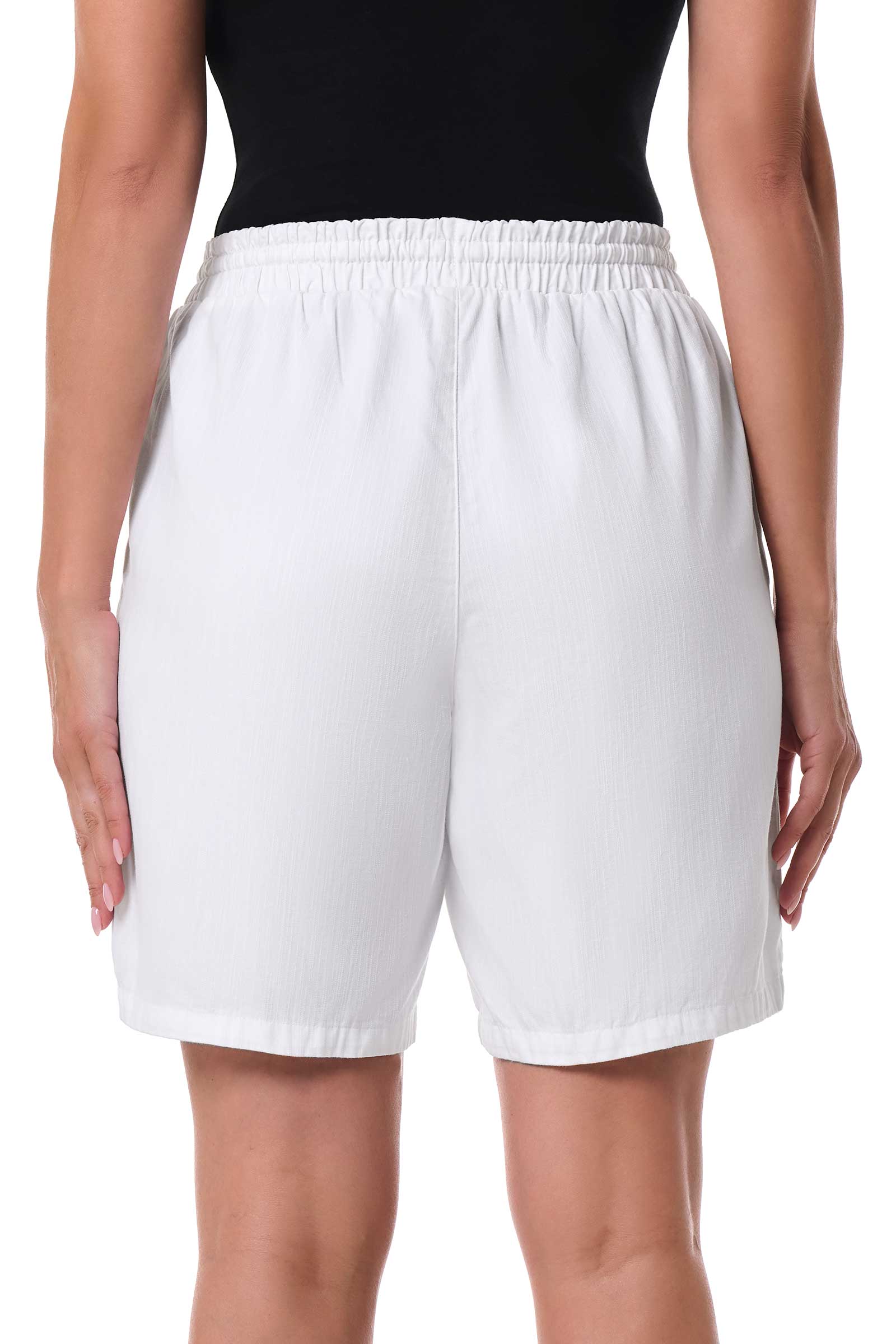 Women's Enclave Chambray Shorts | White Chambray - Image 5