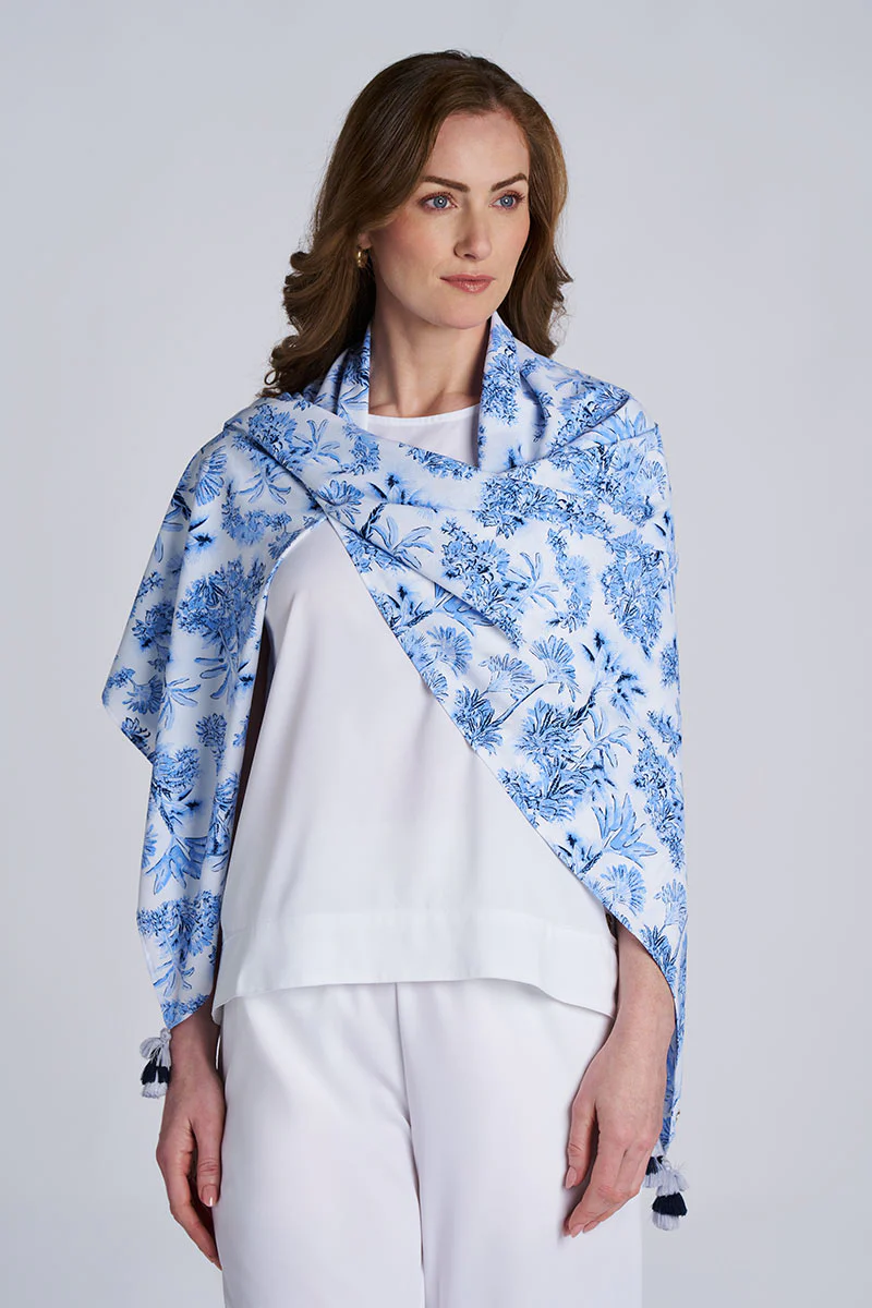 Minneola Featherlight Scarf | Periwinkle Isla Bonita - Image 6