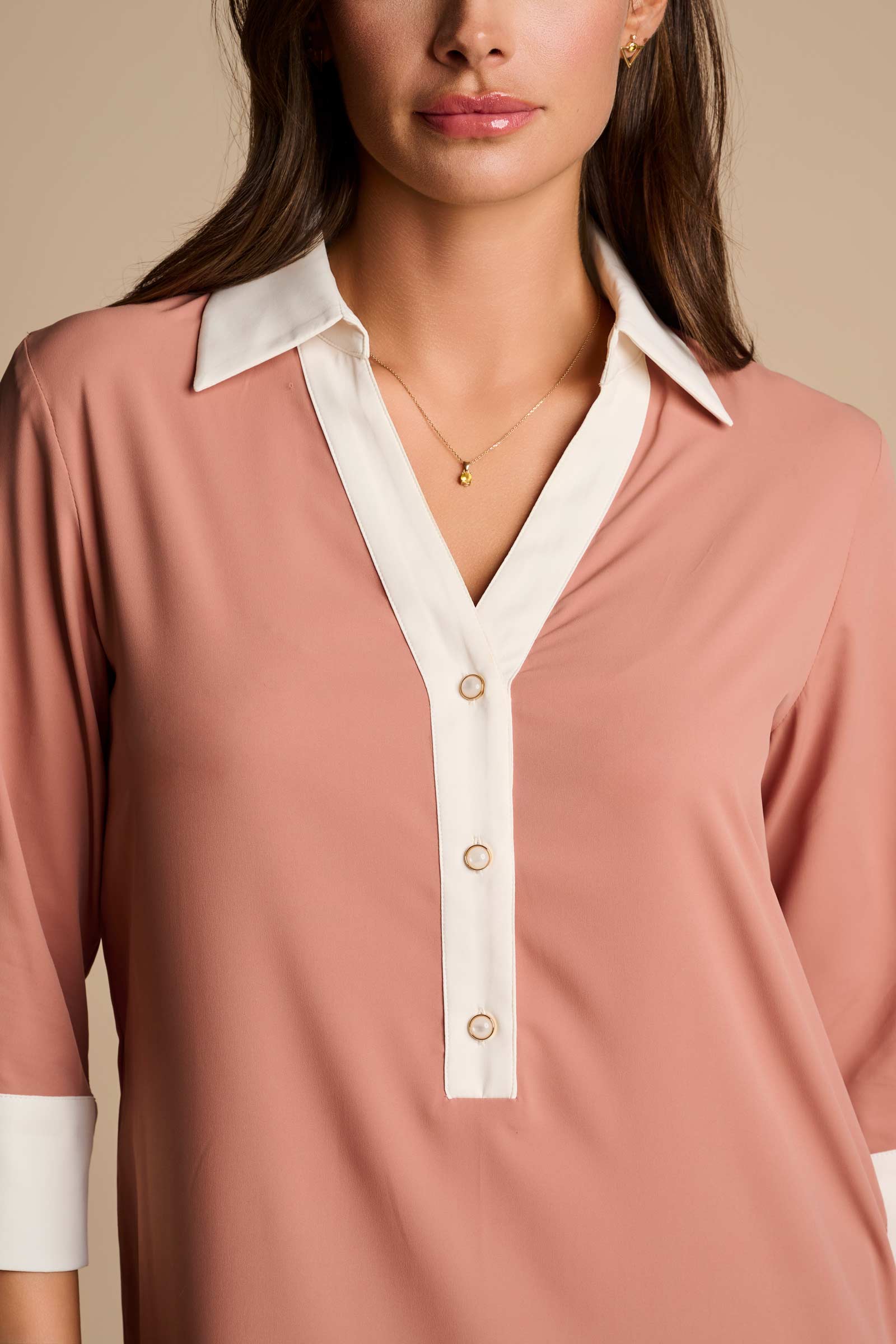 Icaria Tunic Dress | Mocha Mousse - Image 5