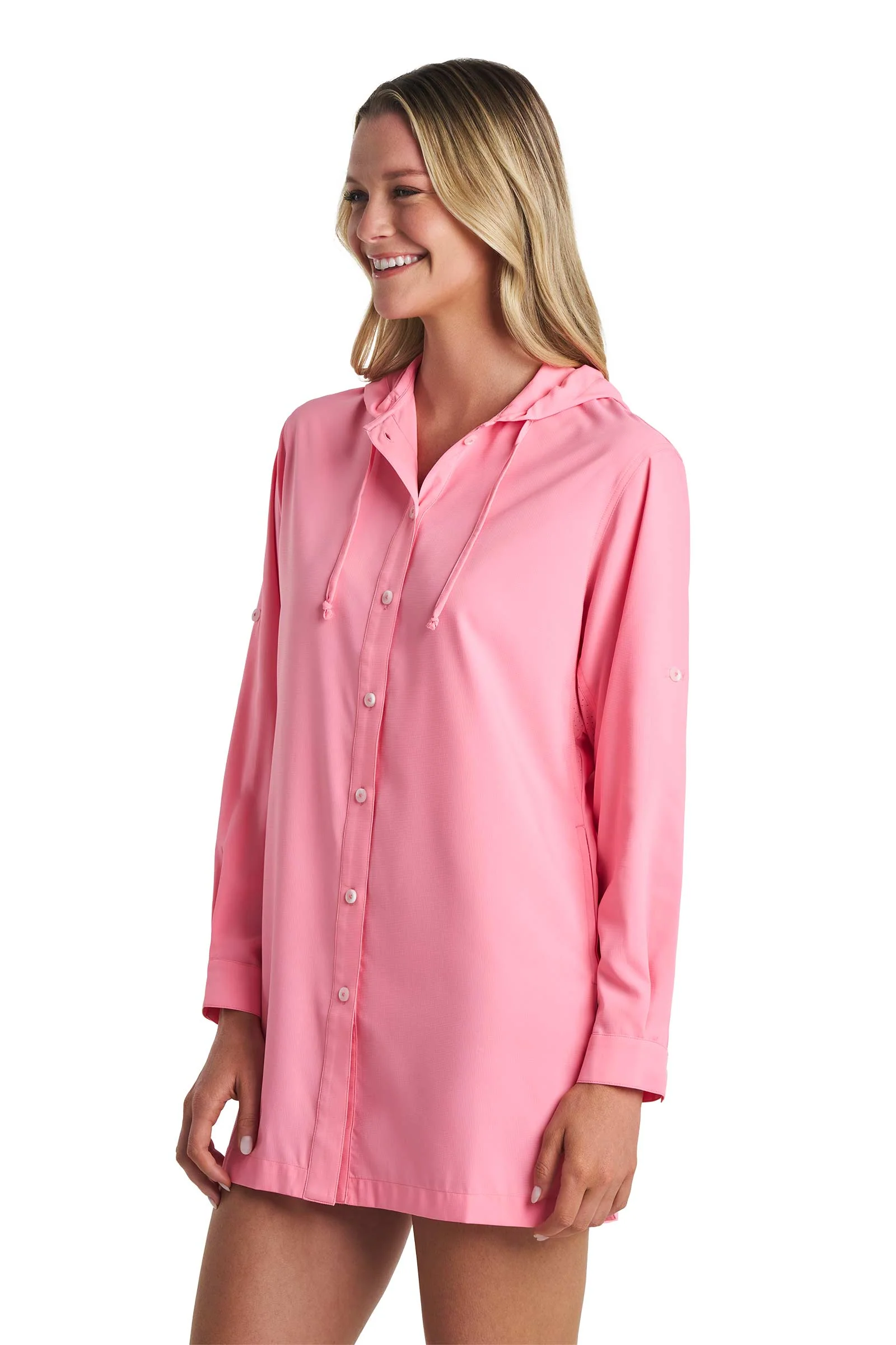 Women's Iztapa Beach Shirt | Flamingo Pink - Image 2