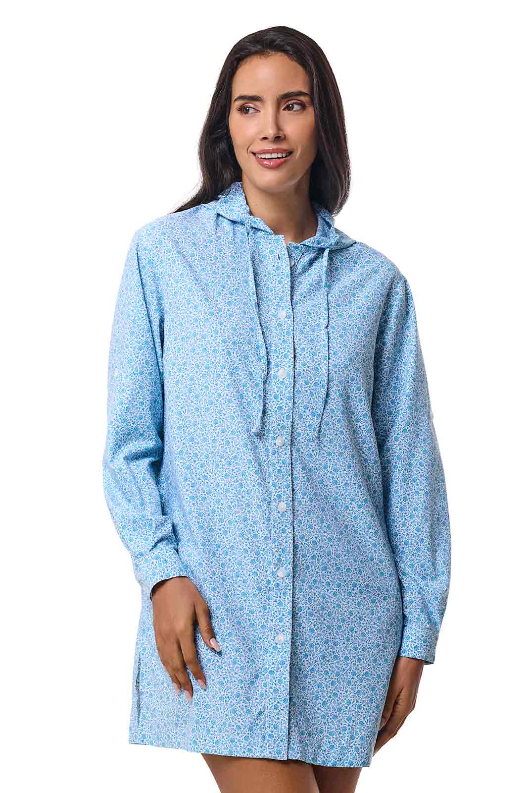 Women's Iztapa Beach Shirt | Malibu Blue Shell We - Image 3