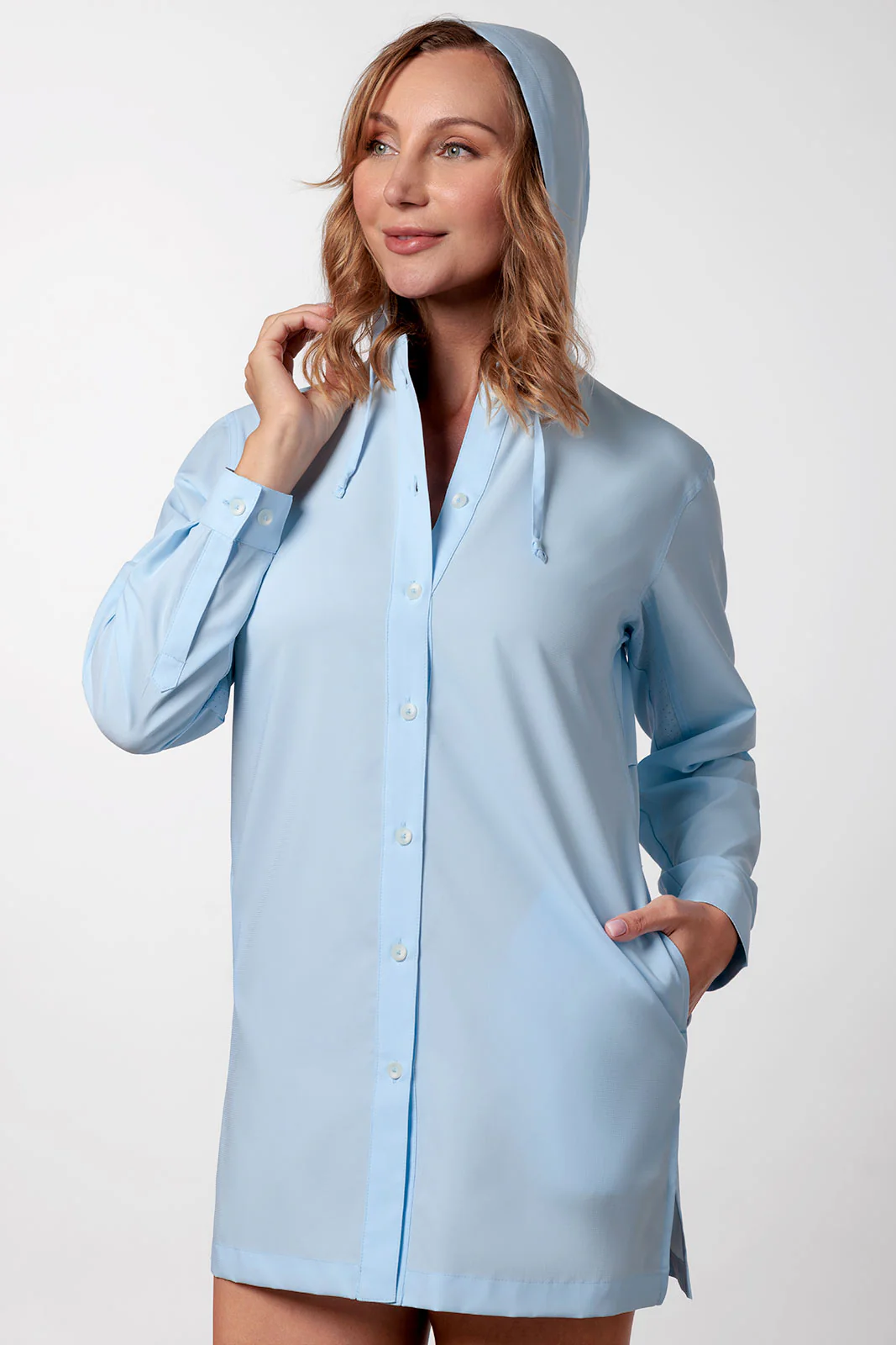 Women's Long Sleeve Beach Shirt  | Regular Parent - Image 7