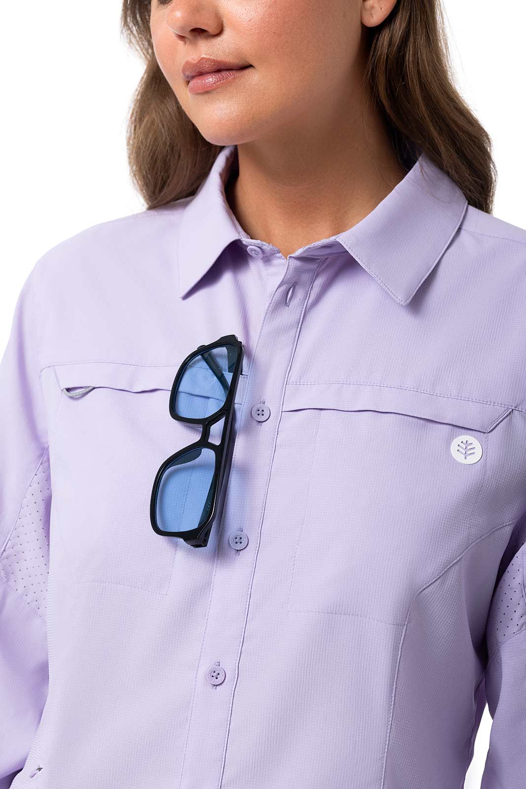 Women's Kodia Long Sleeve Fishing Shirt | Lavendula - Image 3