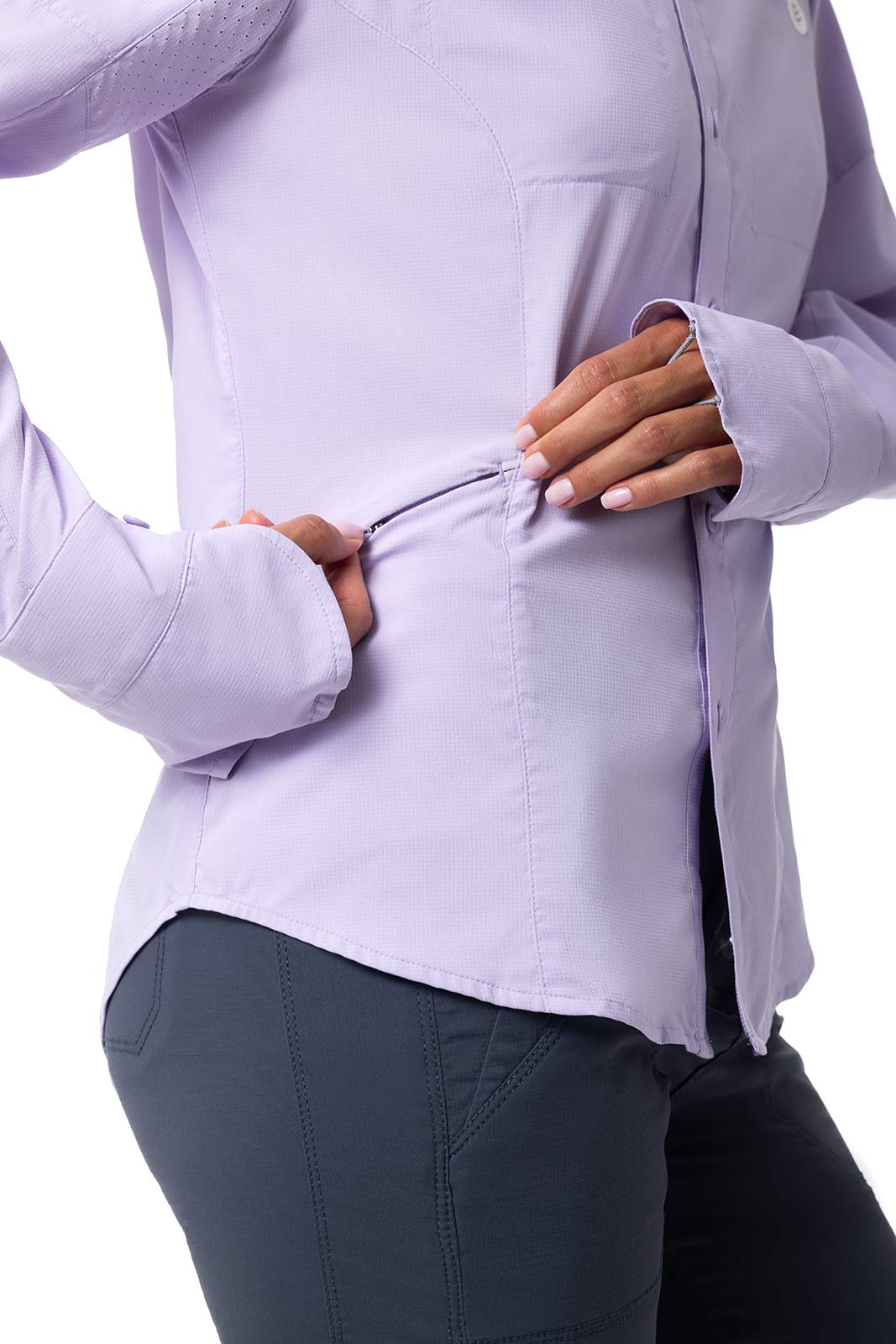 Women's Kodia Long Sleeve Fishing Shirt | Lavendula - Image 4