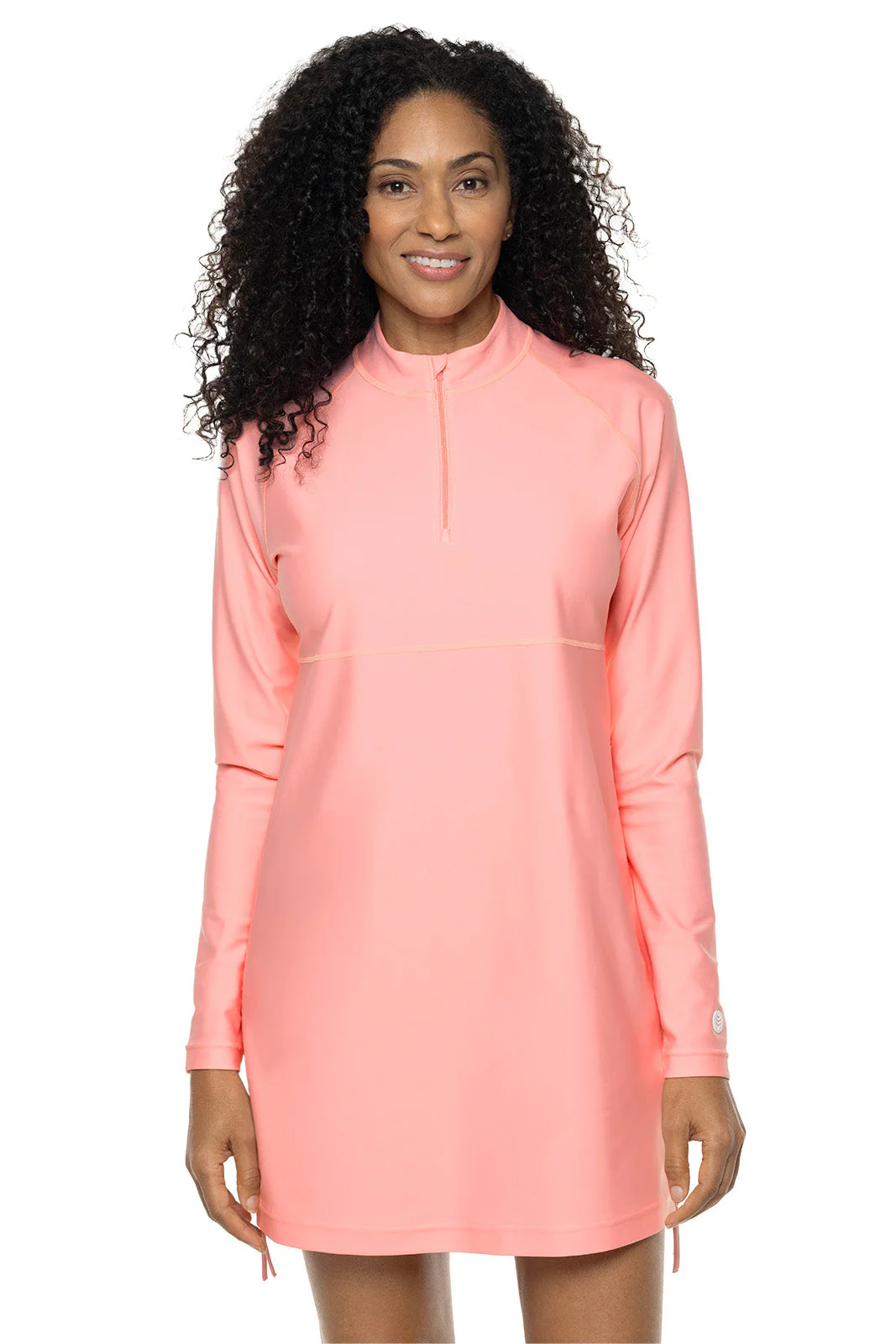 Women's Ruche Long Sleeve Swim Shirt | Regular Parent - Image 10