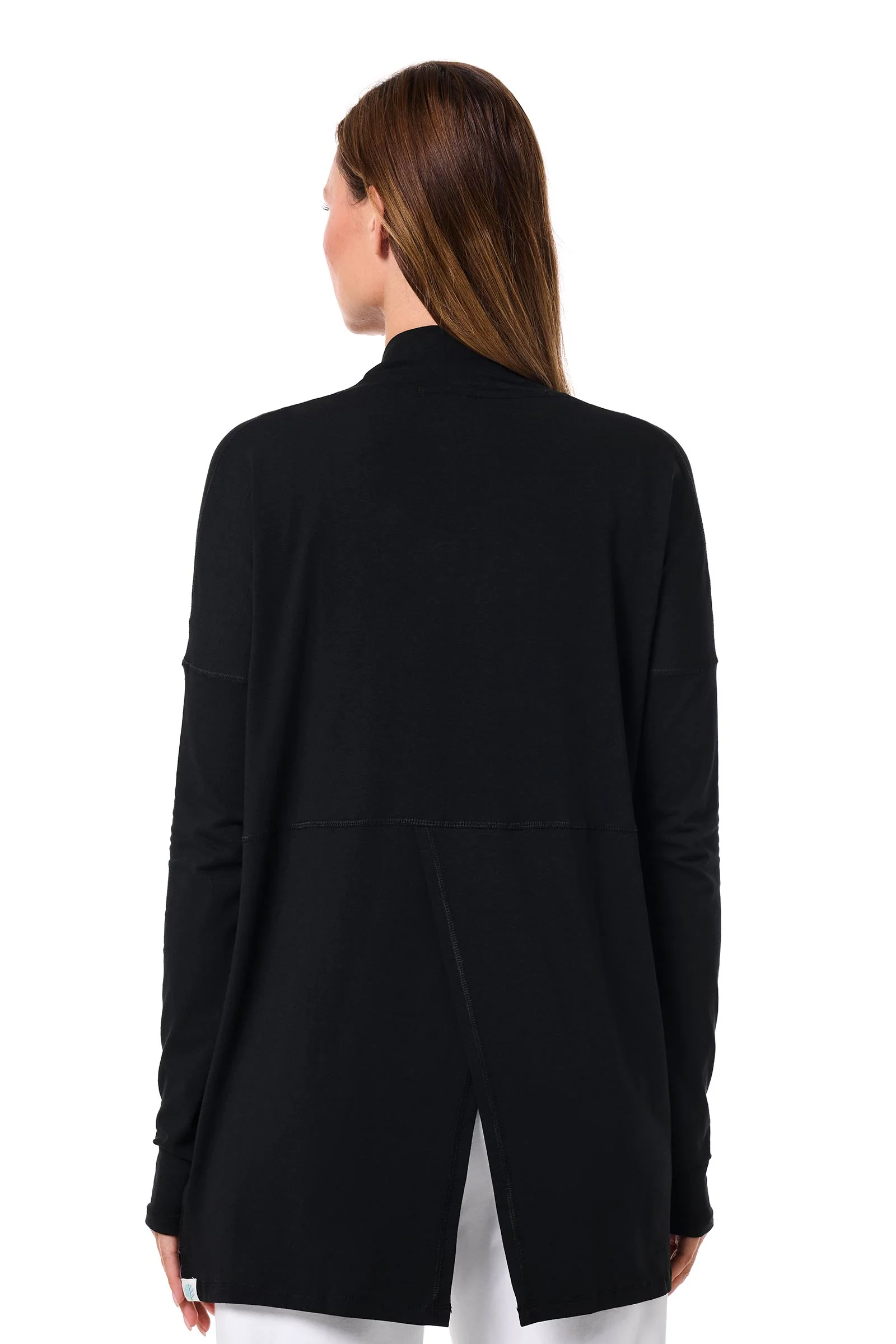 Women's LumaLeo Wrap with Back Slit | Black - Image 4