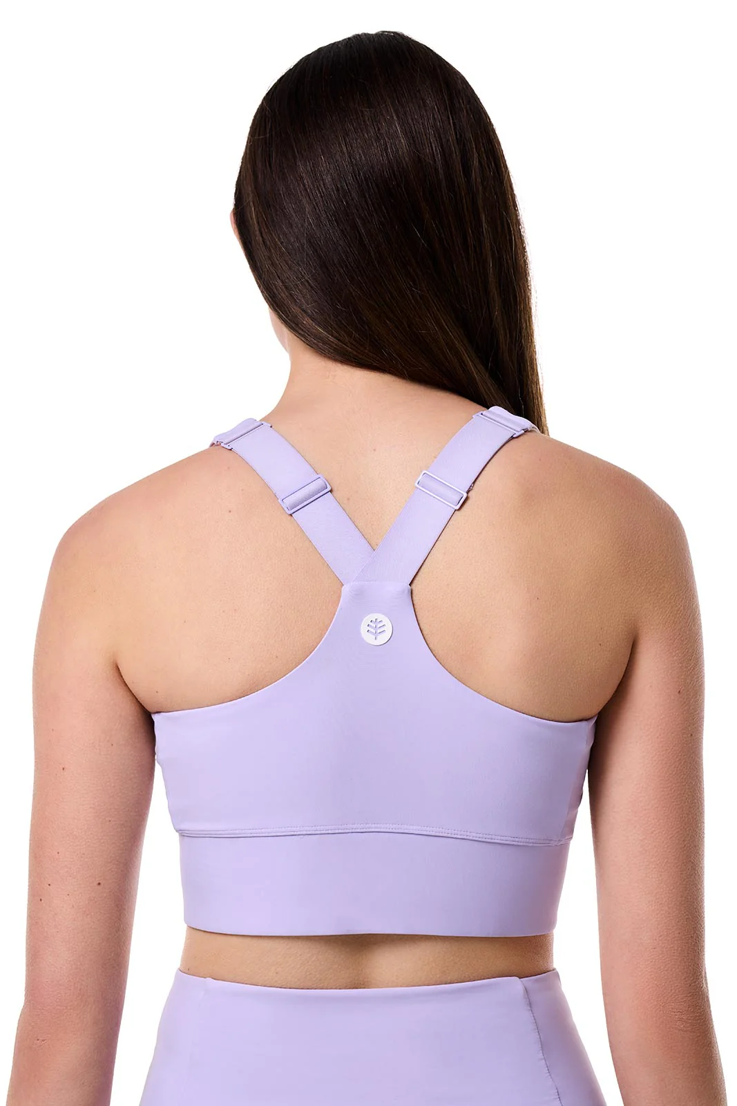 Women's Medley Zip-Up Swim Bra | Lavendula - Image 4