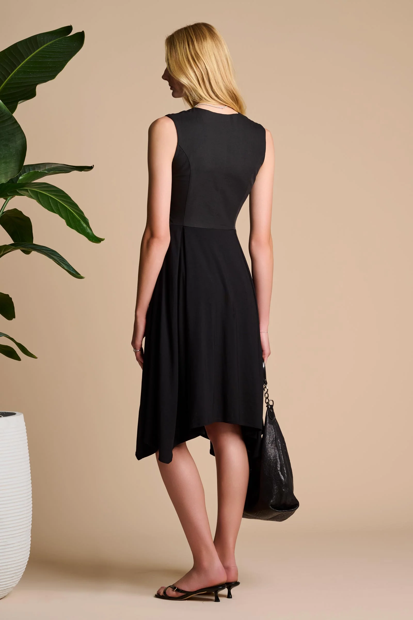 Monroe 2.0 Midi Dress | Black - Image 3