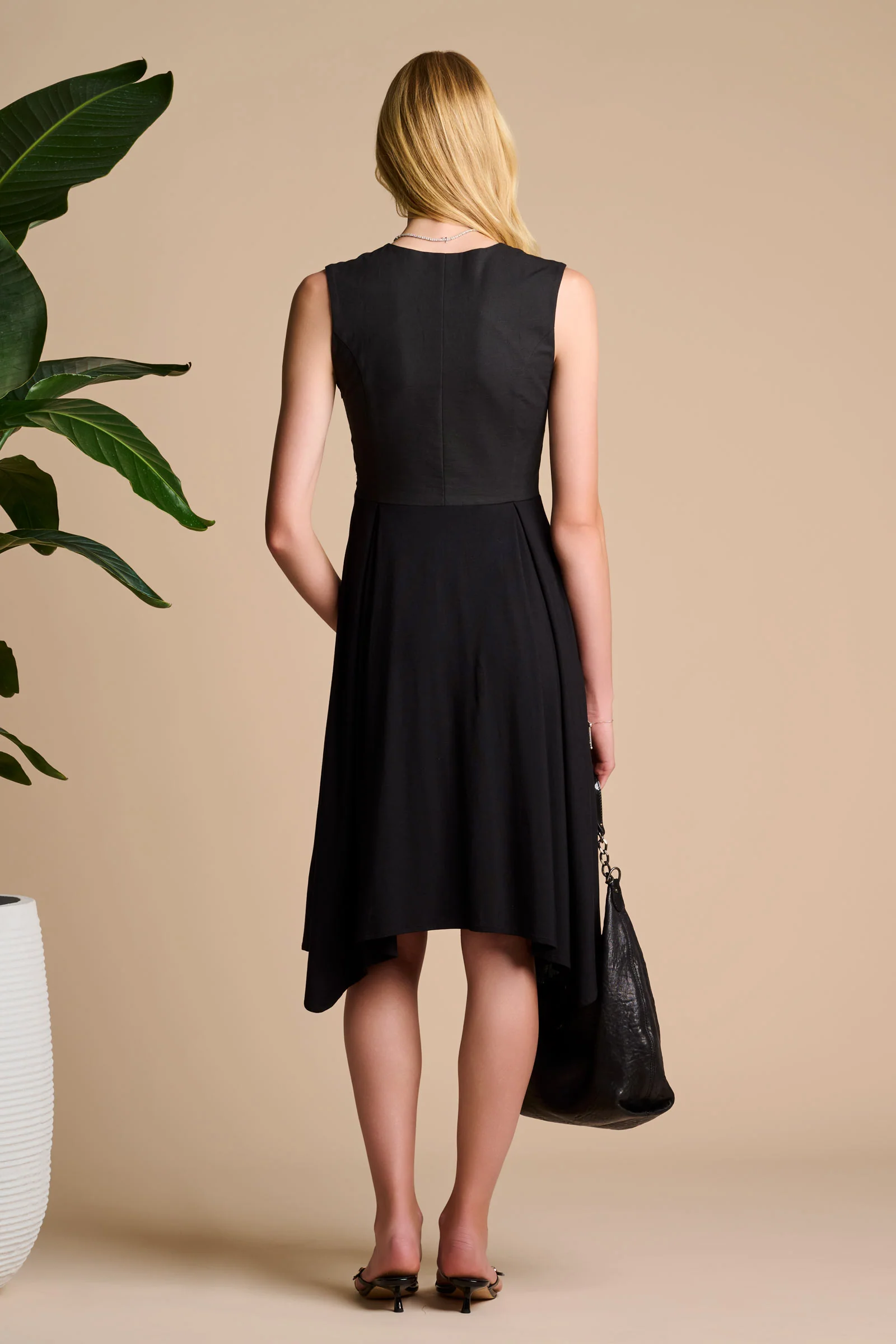 Monroe 2.0 Midi Dress | Black - Image 4