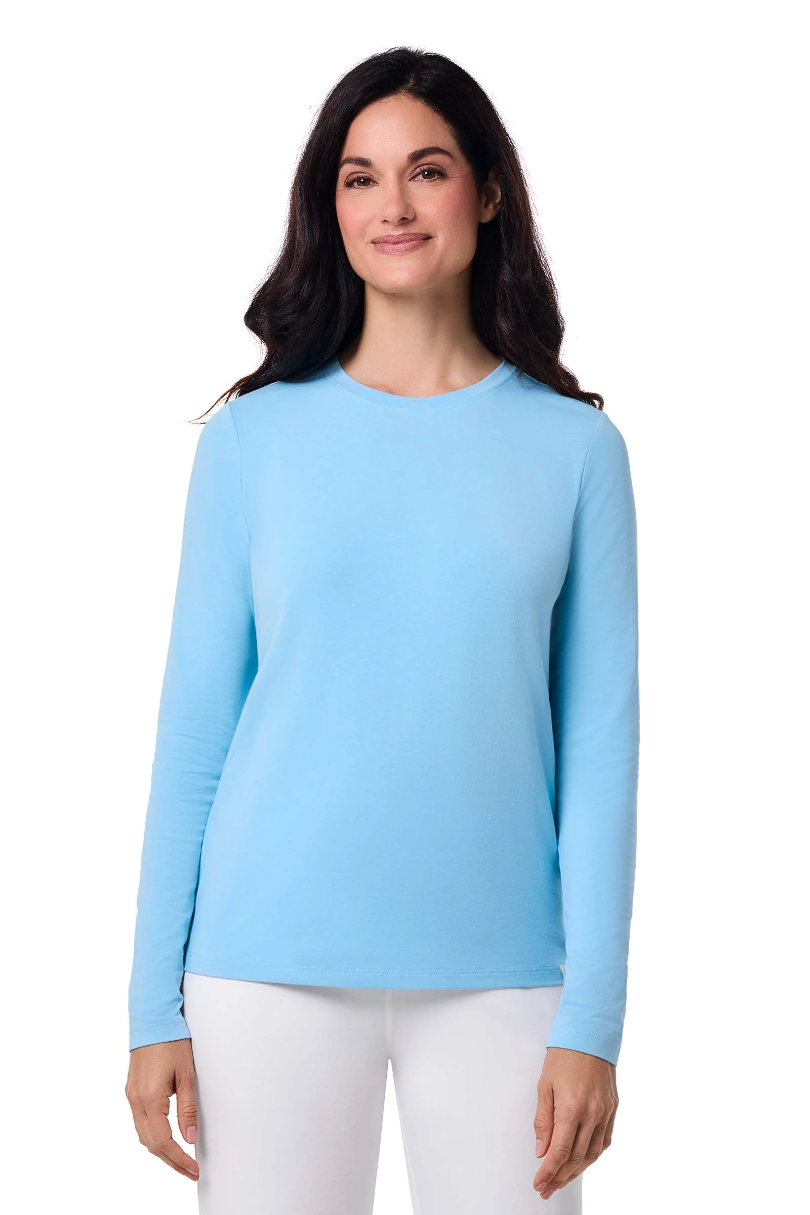 Women's Morada Everyday Long Sleeve T-Shirt | Arctic Blue - Image 2