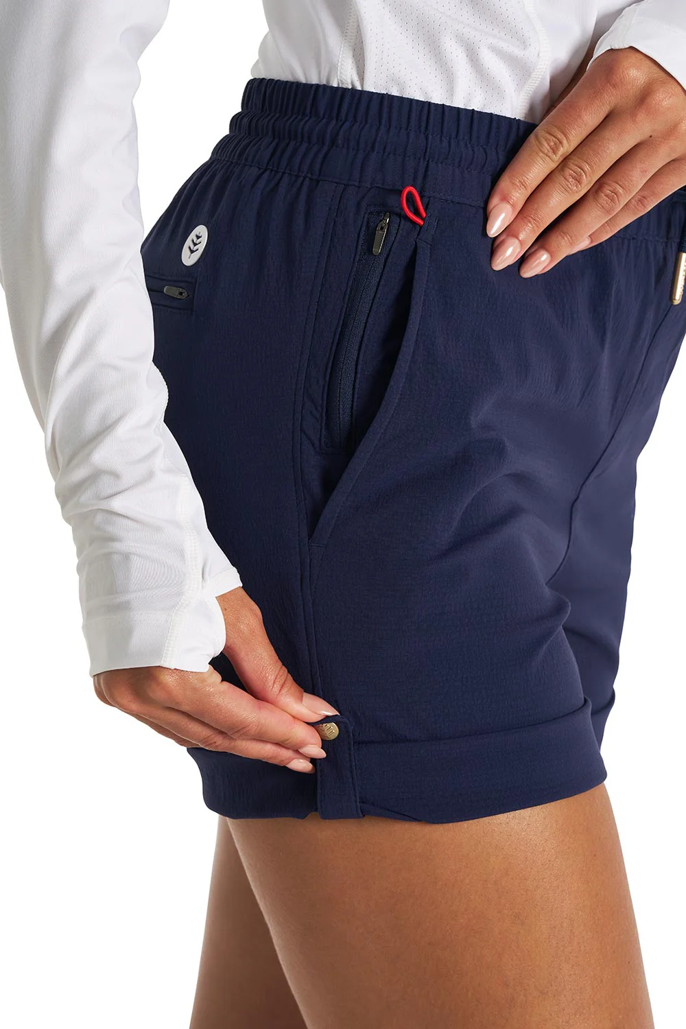 Women's Palm Island Fishing & Boating Shorts | Navy - Image 8