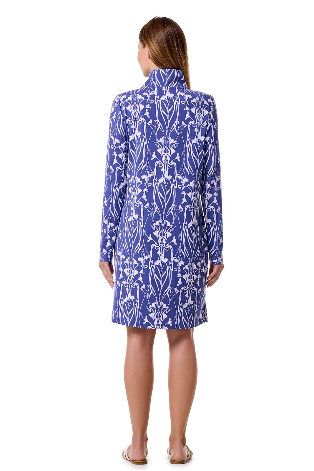 Women's Sarasota Quarter-Zip Dress | Future Dusk Iris Dusk - Image 11