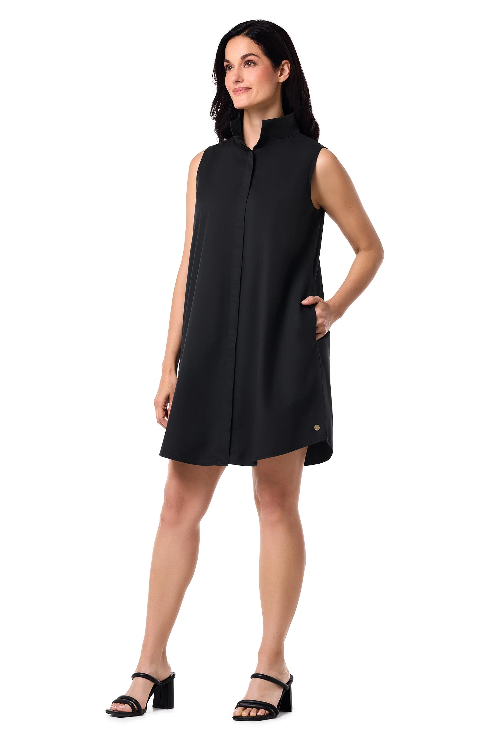 Women's Silverlakes Sleeveless Dress | Black - Image 3