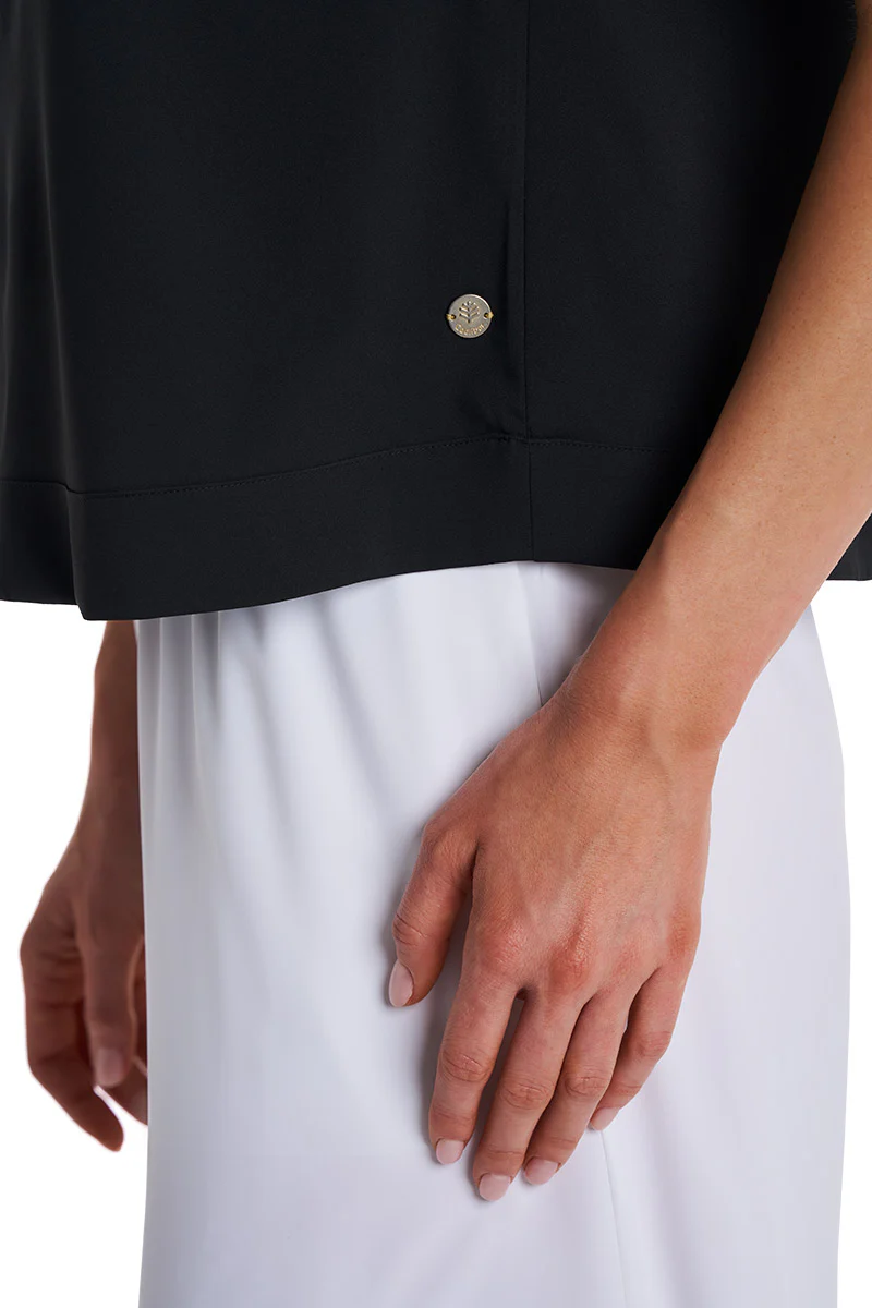 Women's Mykonos Sleeveless Top | Black - Image 6