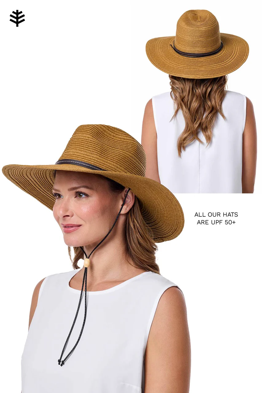 Women's Tempe Hat with Chin Cord | Tan - Image 8