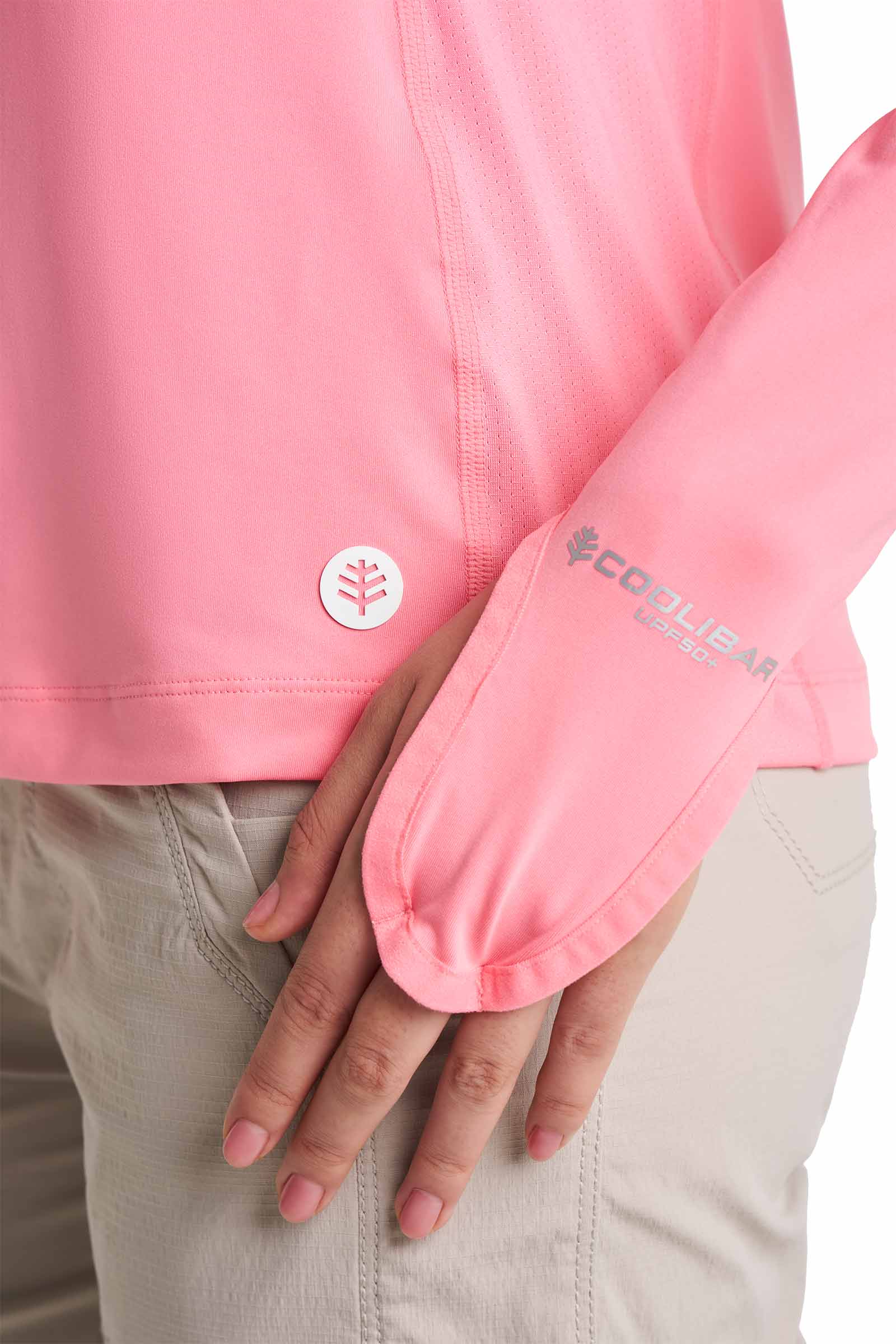 Women's Vented Paros Fishing Hoodie | Flamingo Pink - Image 6