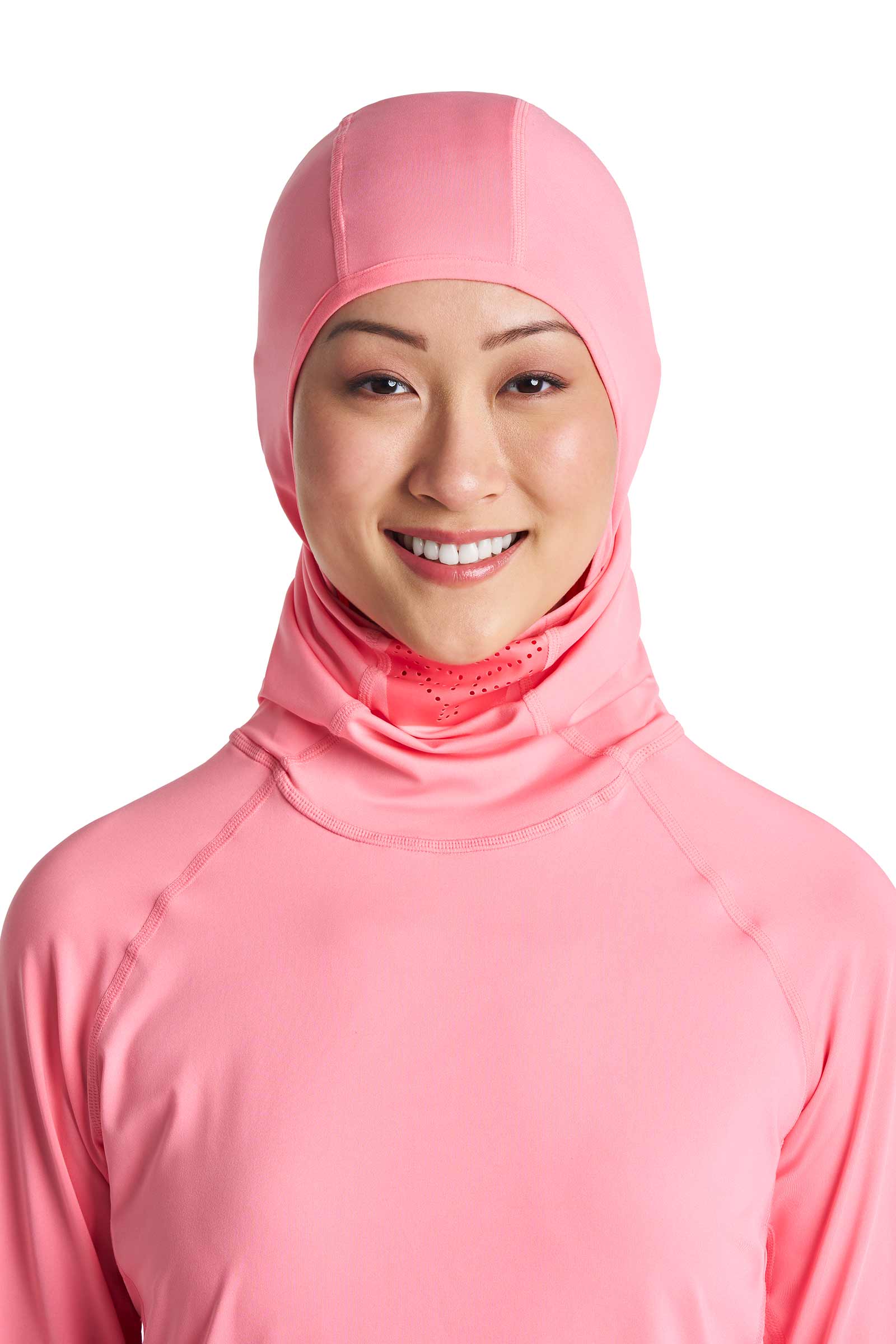 Women's Vented Paros Fishing Hoodie | Flamingo Pink - Image 8